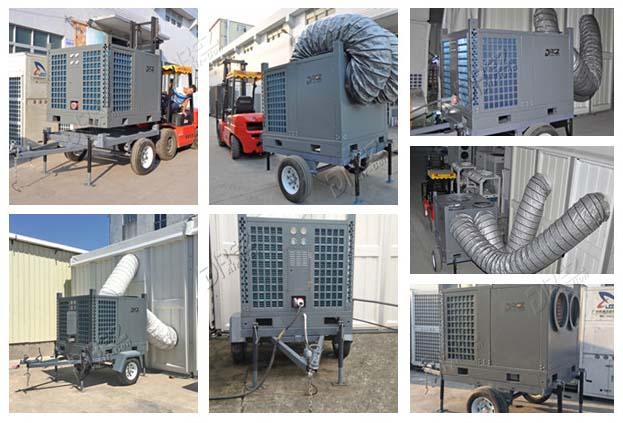 Condicionador de ar exterior durável da barraca, condicionador de ar ereto de 25HP andares do refrigerador da barraca